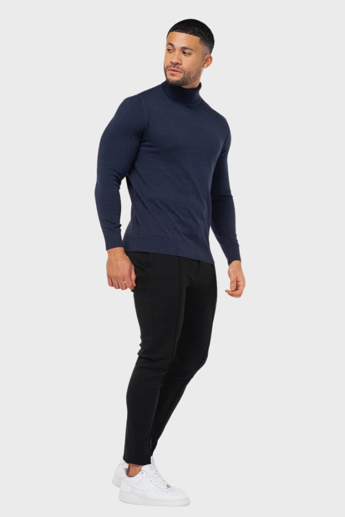 Suéter Tricot Merino Gola Alta Forth