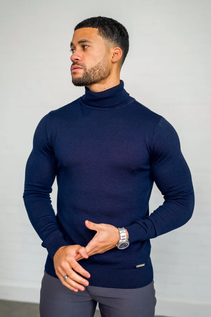 Suéter Tricot Merino Gola Alta Forth