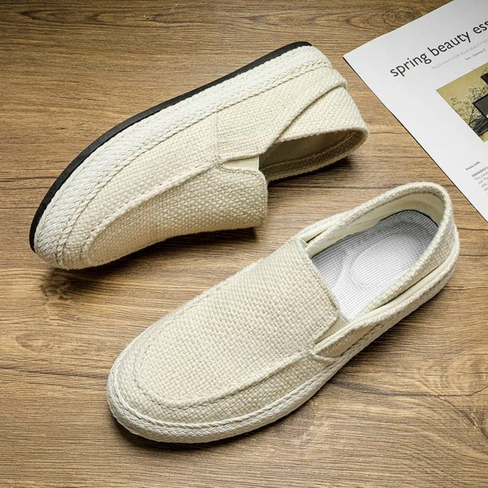 Mocassim Slip On Masculino de Linho Forth Santa Giulia