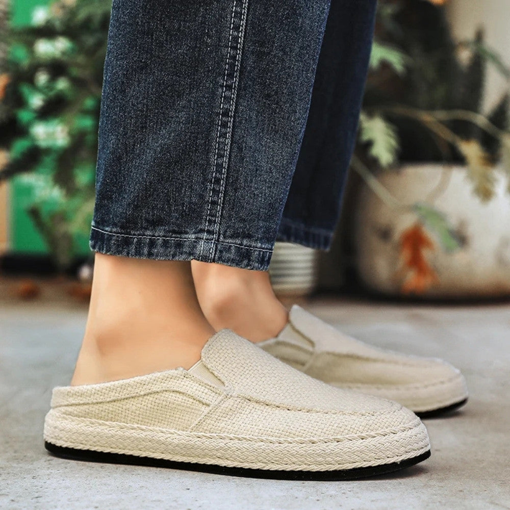 Mocassim Slip On Masculino de Linho Forth Santa Giulia