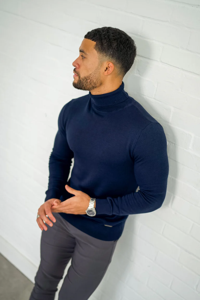 Suéter Tricot Merino Gola Alta Forth