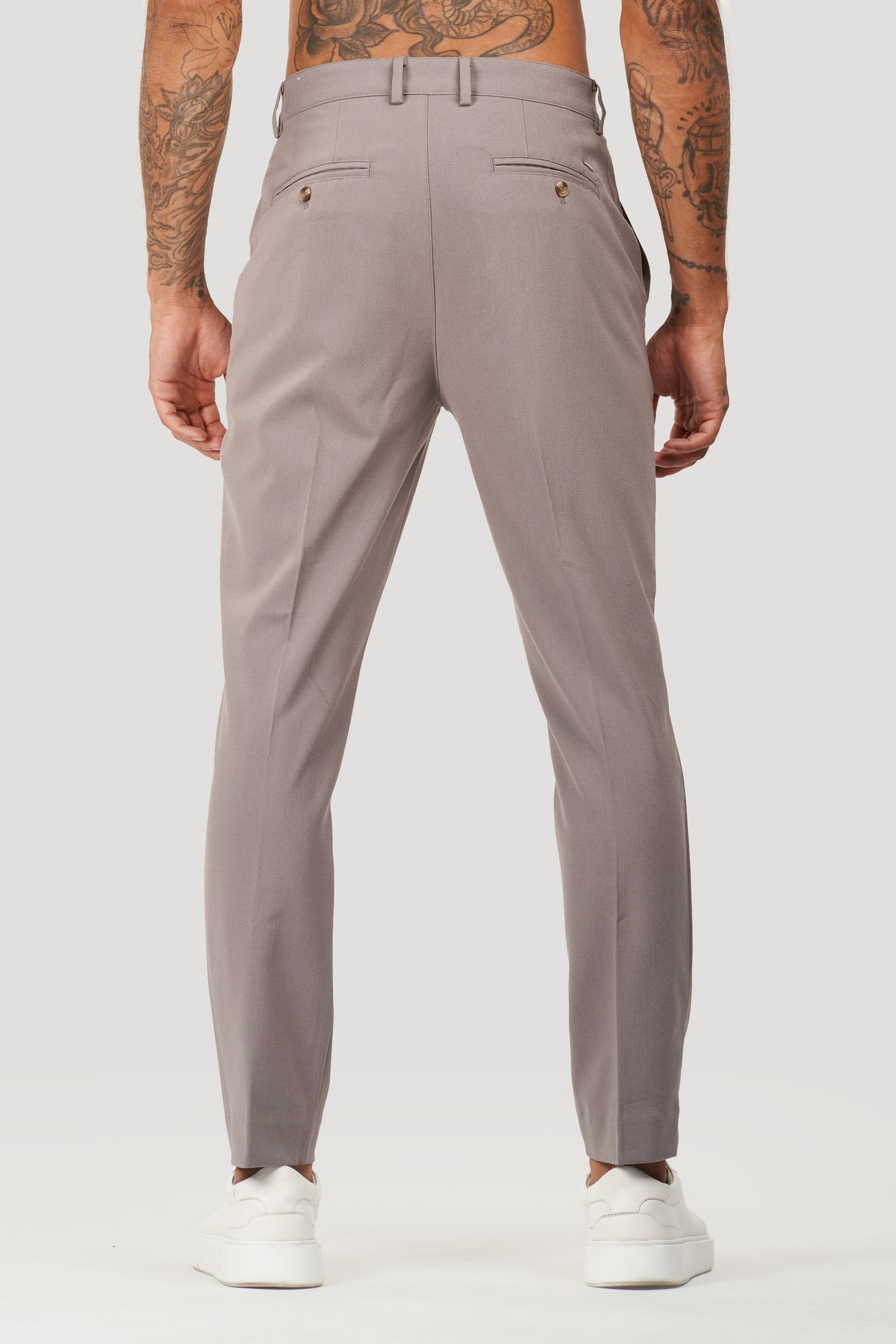 Calça Alfaiataria Masculina Milano Forth Cinza