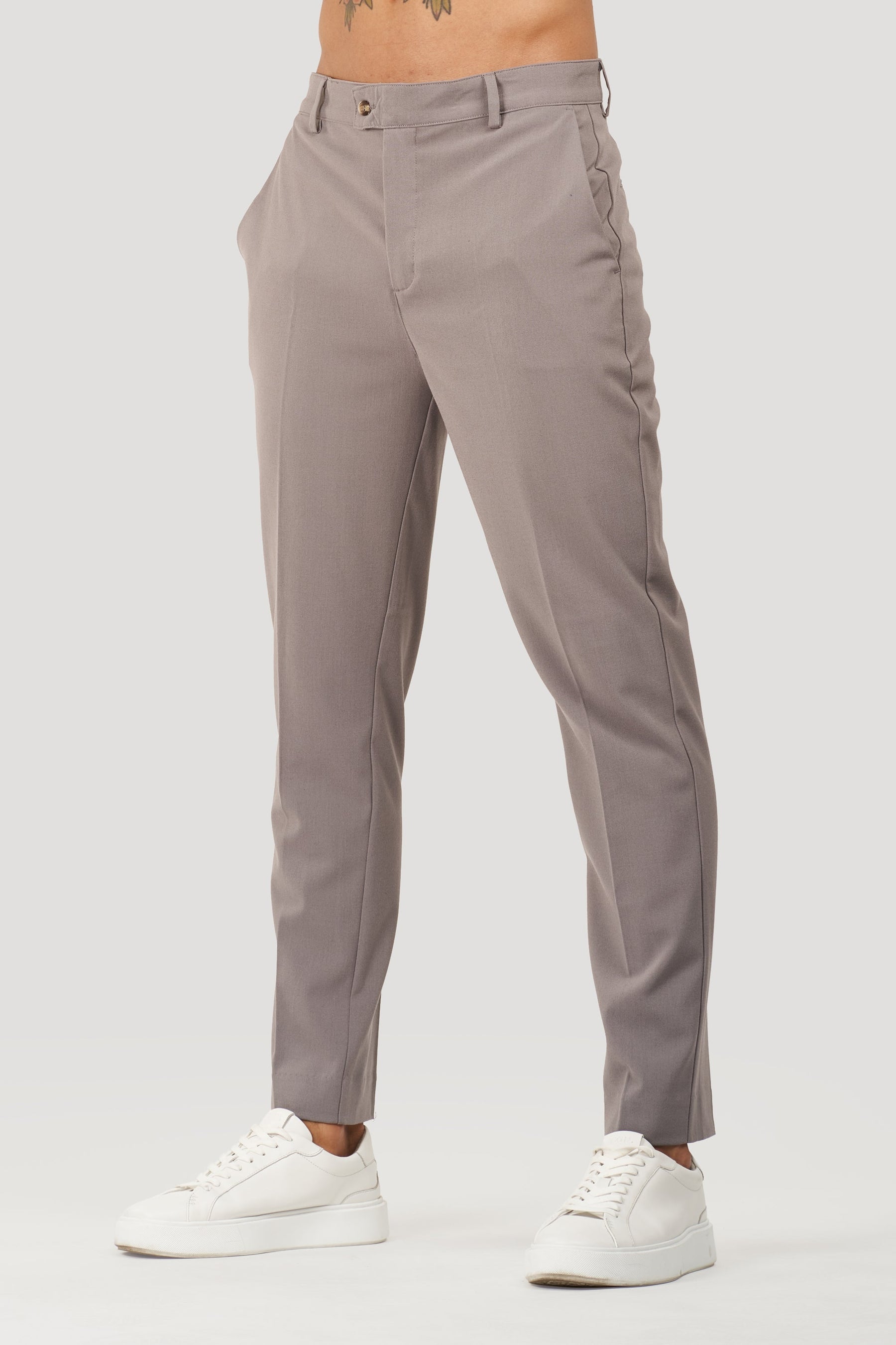 Calça Alfaiataria Masculina Milano Forth Cinza