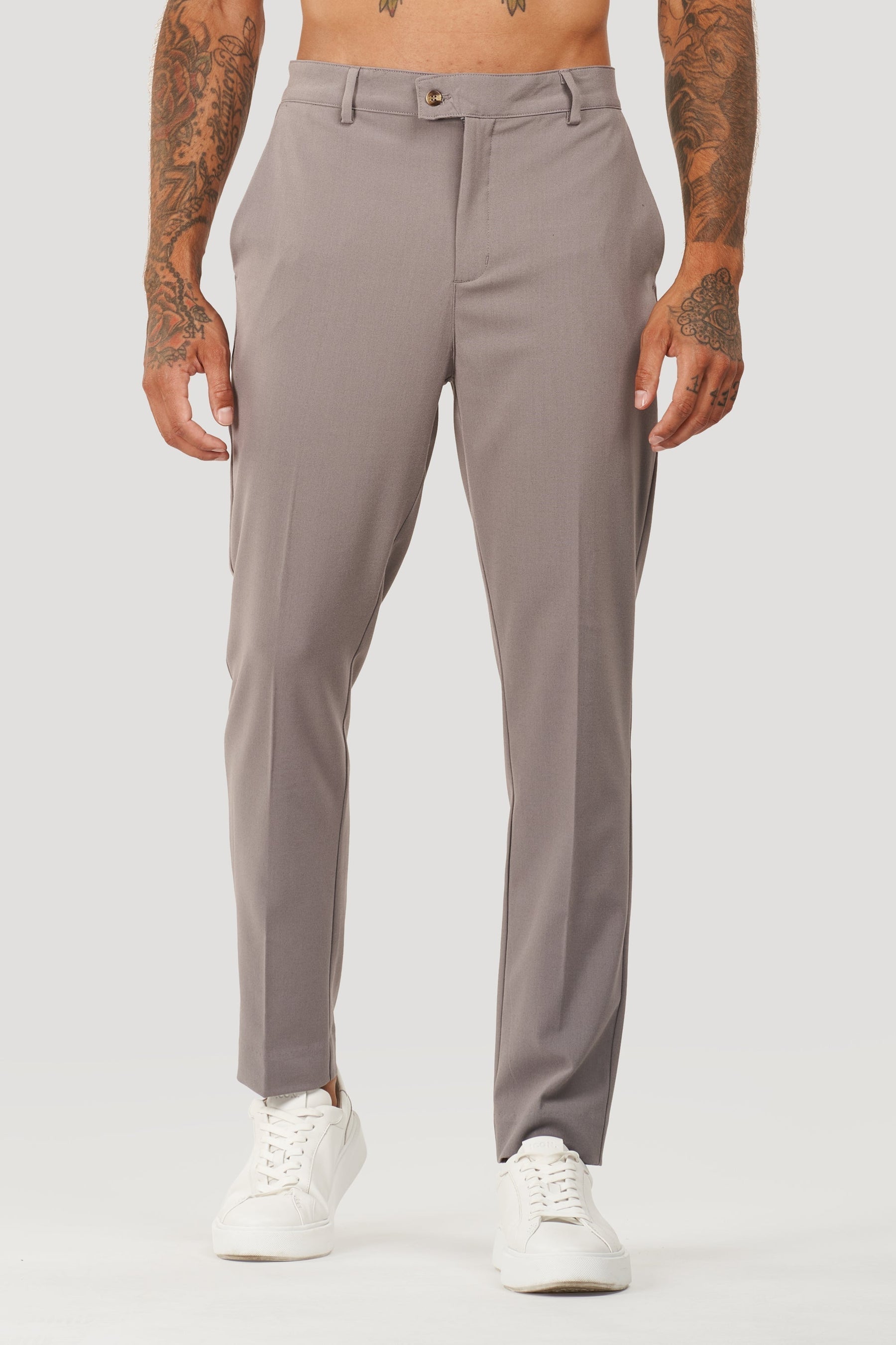 Calça Alfaiataria Masculina Milano Forth Cinza