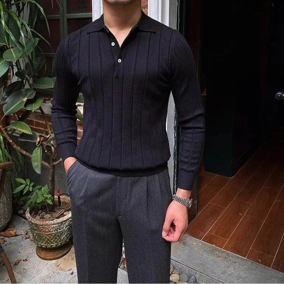 Camisa Polo de Manga Longa Forth