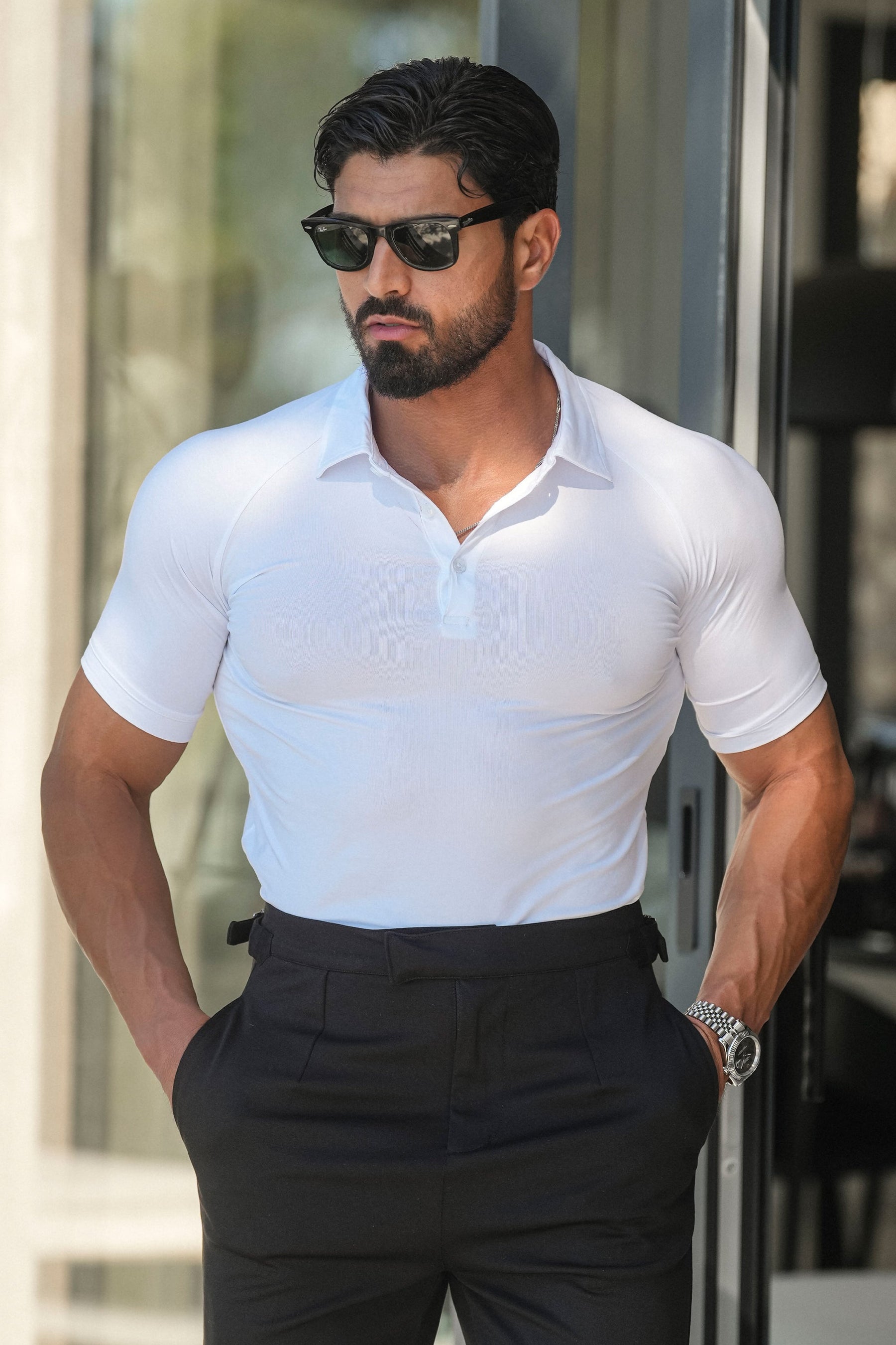 Camisa Polo Masculina Forth Amalfi Branca