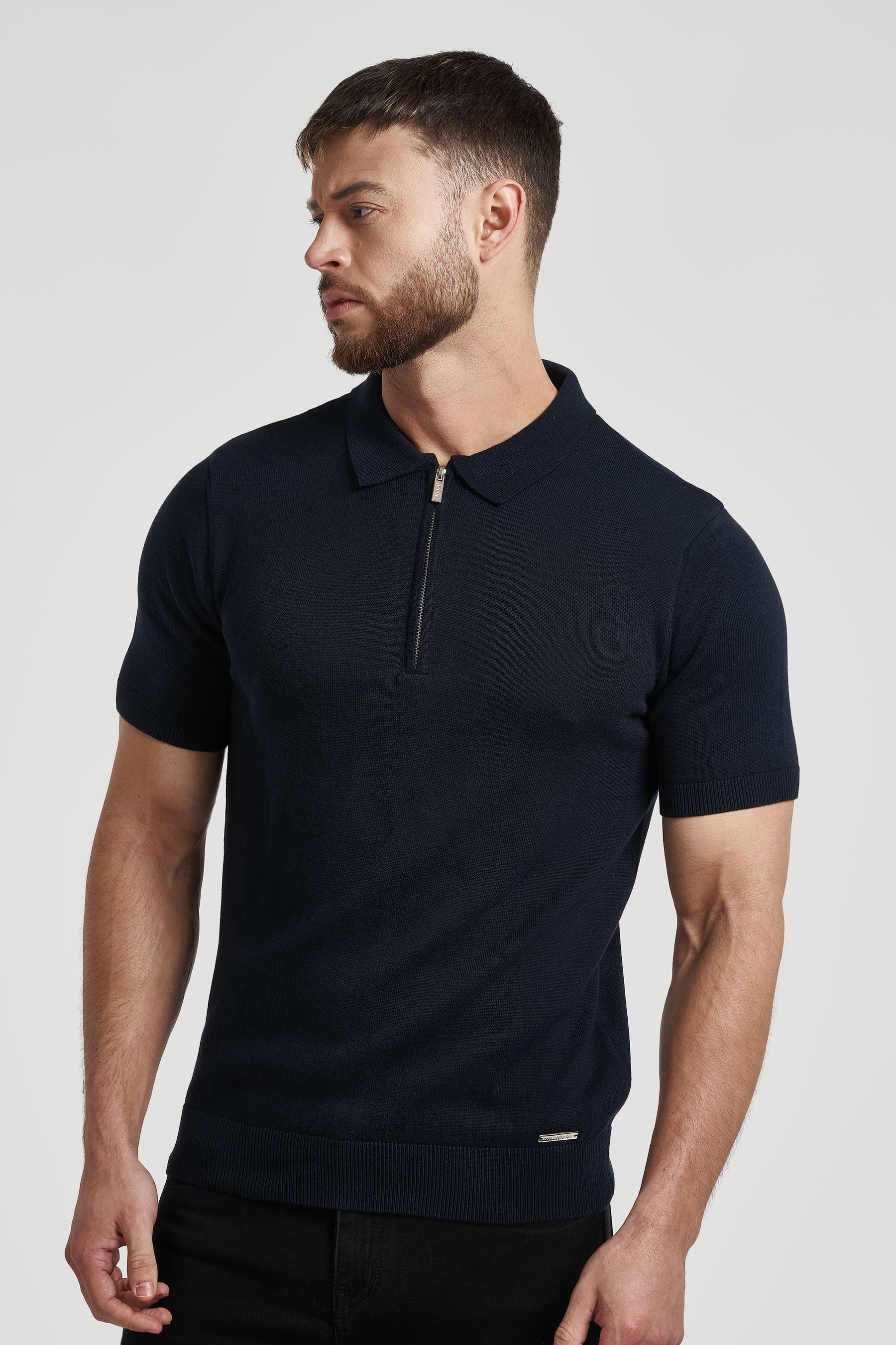 Camisa Polo Masculina Forth Azul Escuro