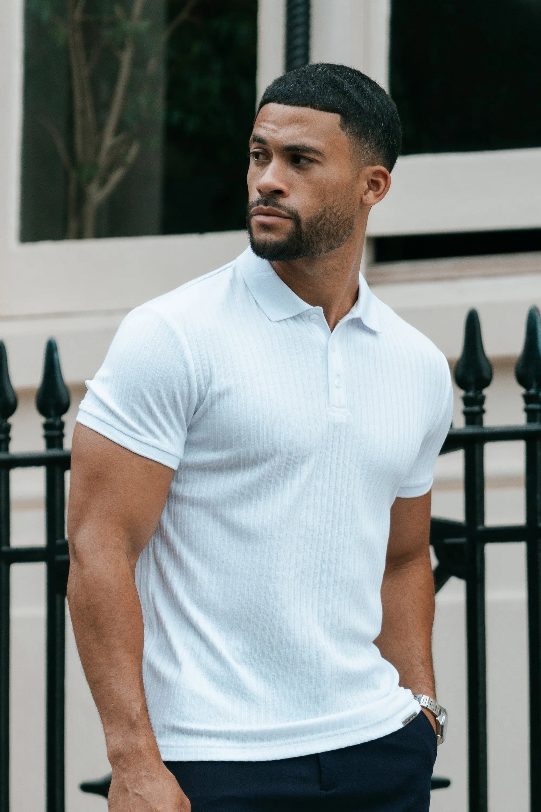 Camisa Polo Masculina Milano Forth Branca
