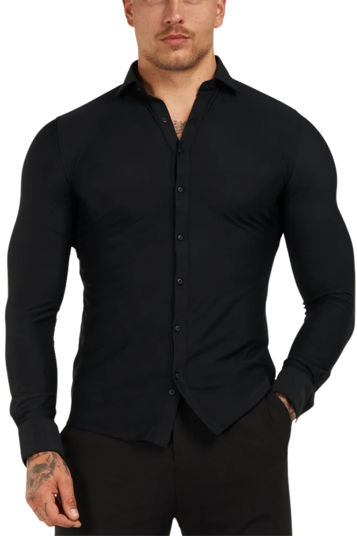 Camisa Social Malha Gelada Forth
