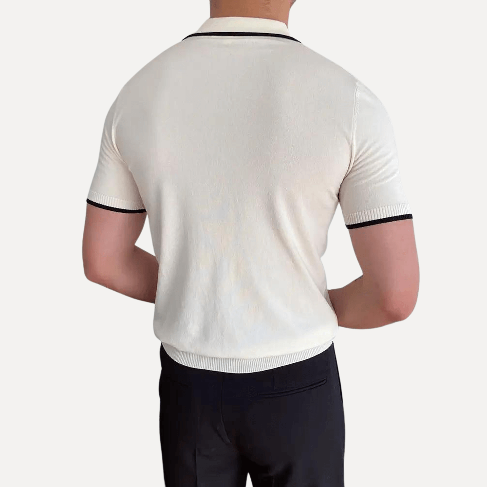 Camisa Polo Masculina Tricot Simon Forth