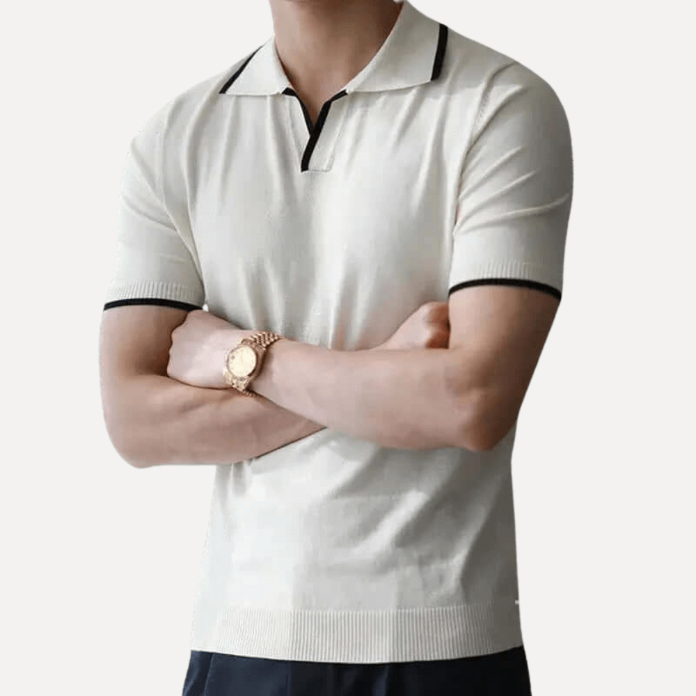Camisa Polo Masculina Tricot Simon Forth