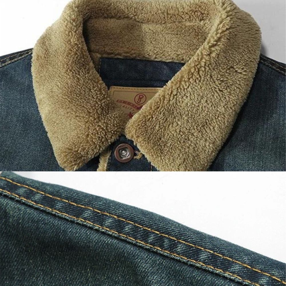 Jaqueta Jeans Masculina Forth Acolchoada