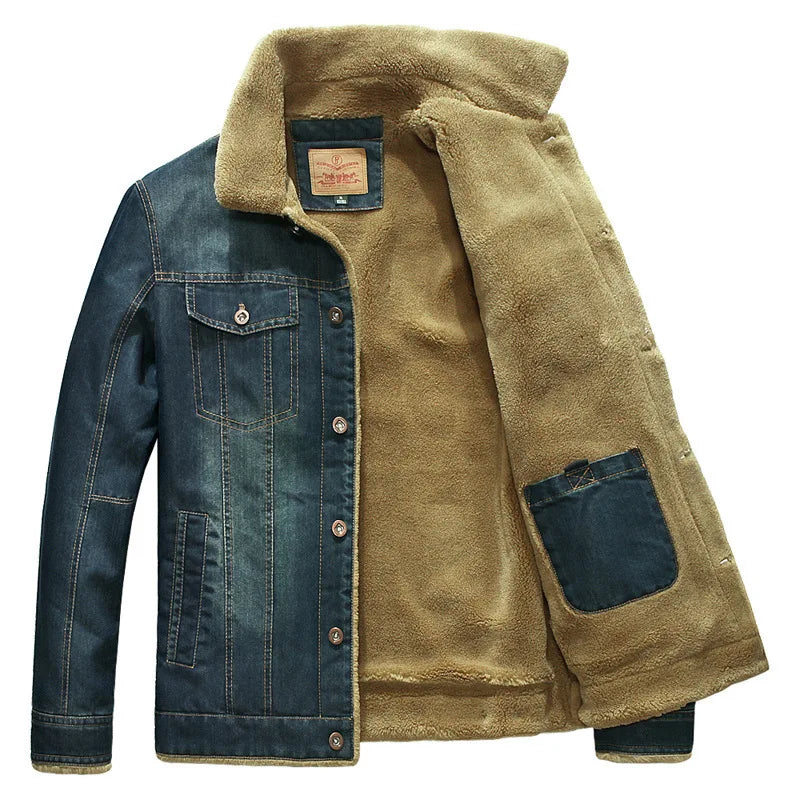 Jaqueta Jeans Masculina Forth Acolchoada