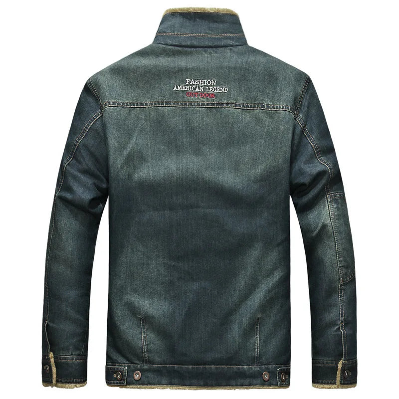 Jaqueta Jeans Masculina Forth Acolchoada