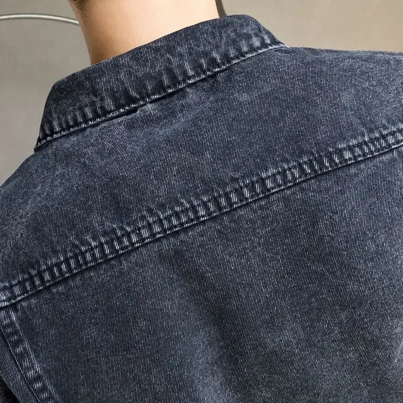 Jaqueta Jeans Masculina Forth com Botões