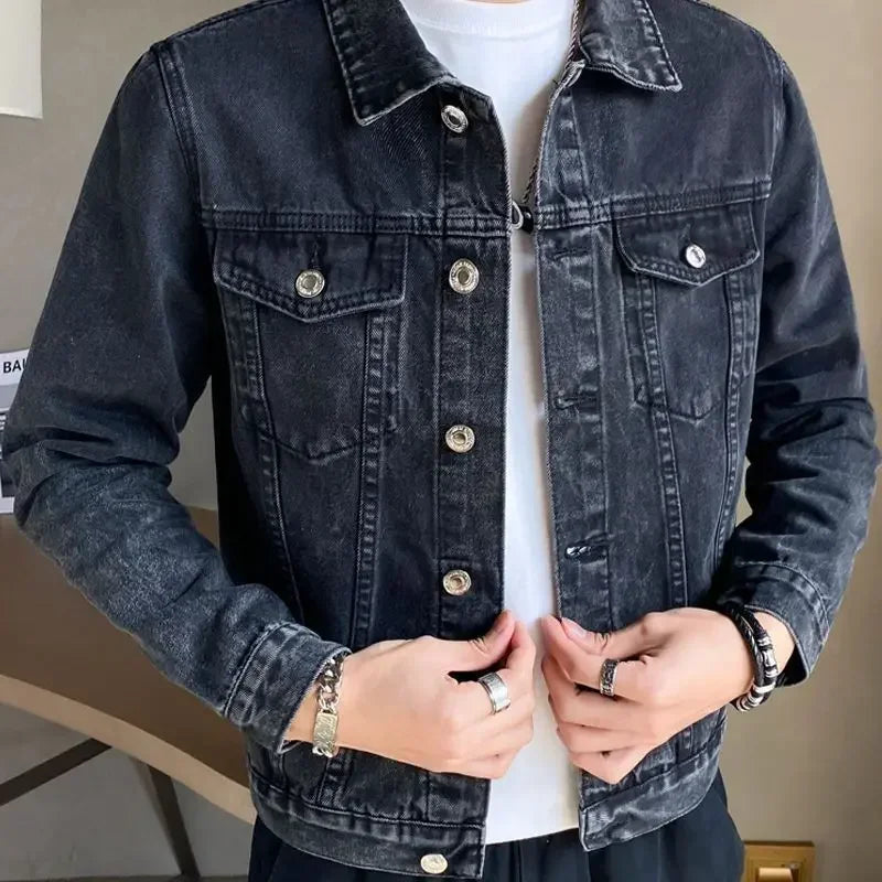 Jaqueta Jeans Masculina Forth com Botões