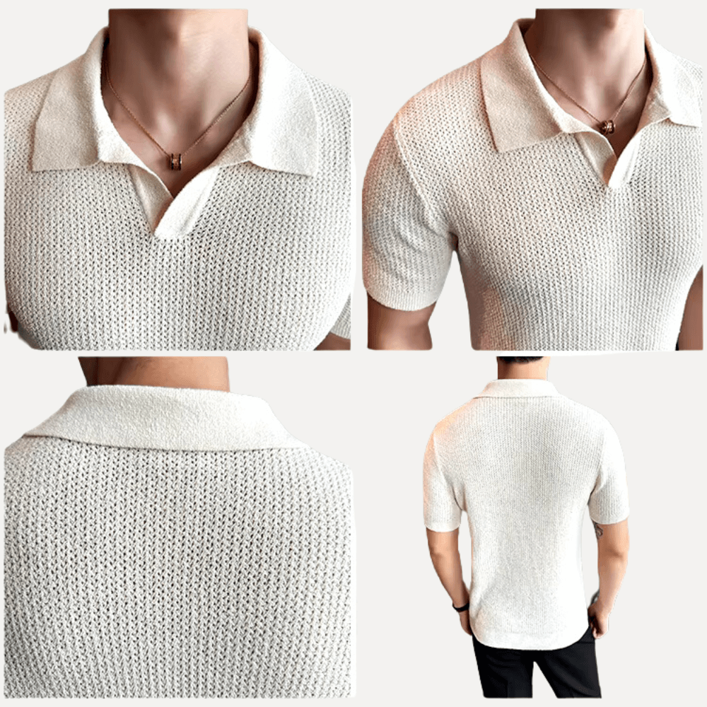 Camisa Polo Masculina Tricot Forth