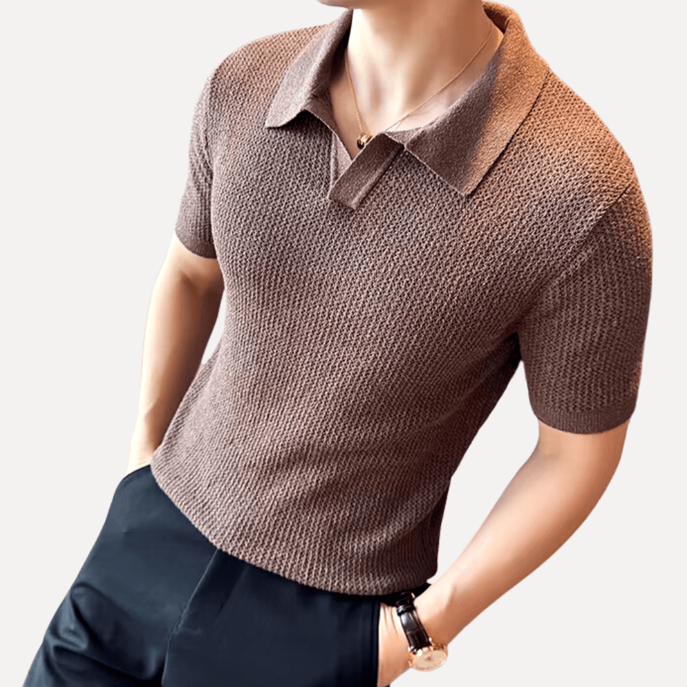Camisa Polo Masculina Tricot Forth