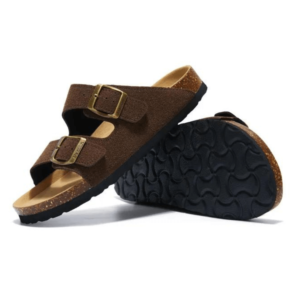 Sandália Masculina Birken Forth - Marrom Escuro
