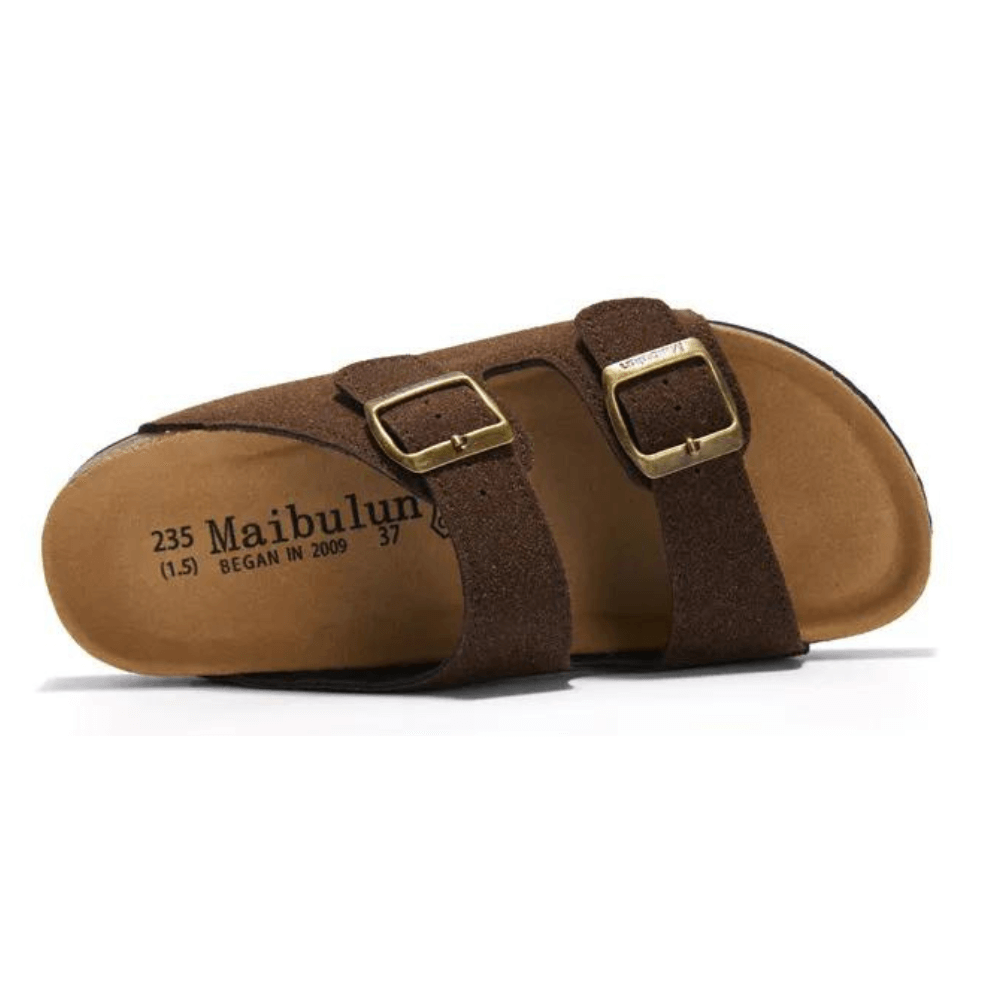 Sandália Masculina Birken Forth - Marrom Escuro