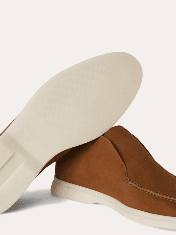 Mocassim de Camurça Masculino Elegance Forth Caramelo