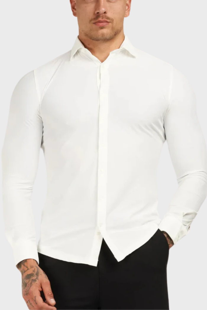 Camisa Social Malha Gelada Forth