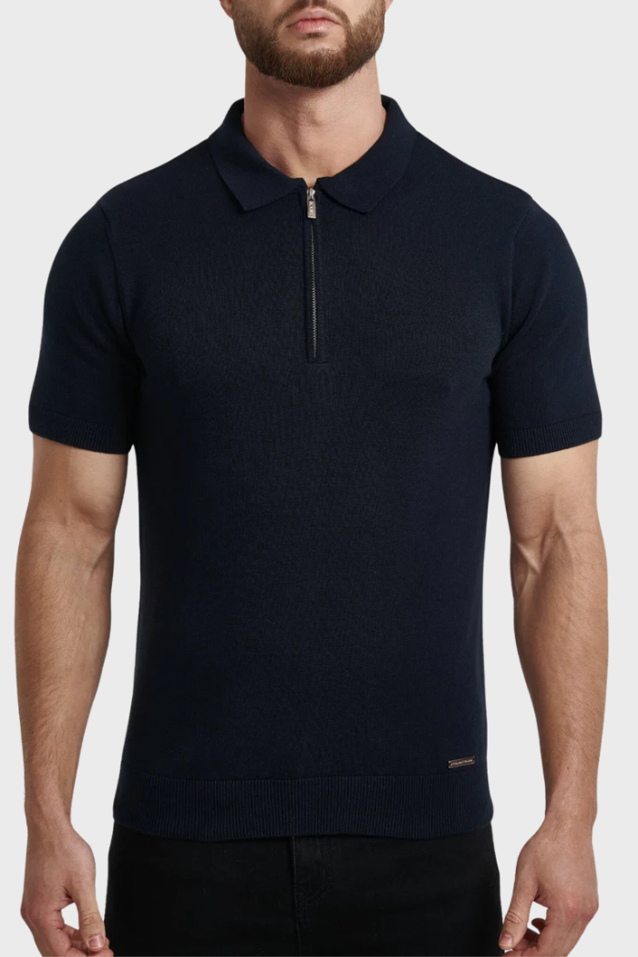 Camiseta Polo Pima Zíper Forth
