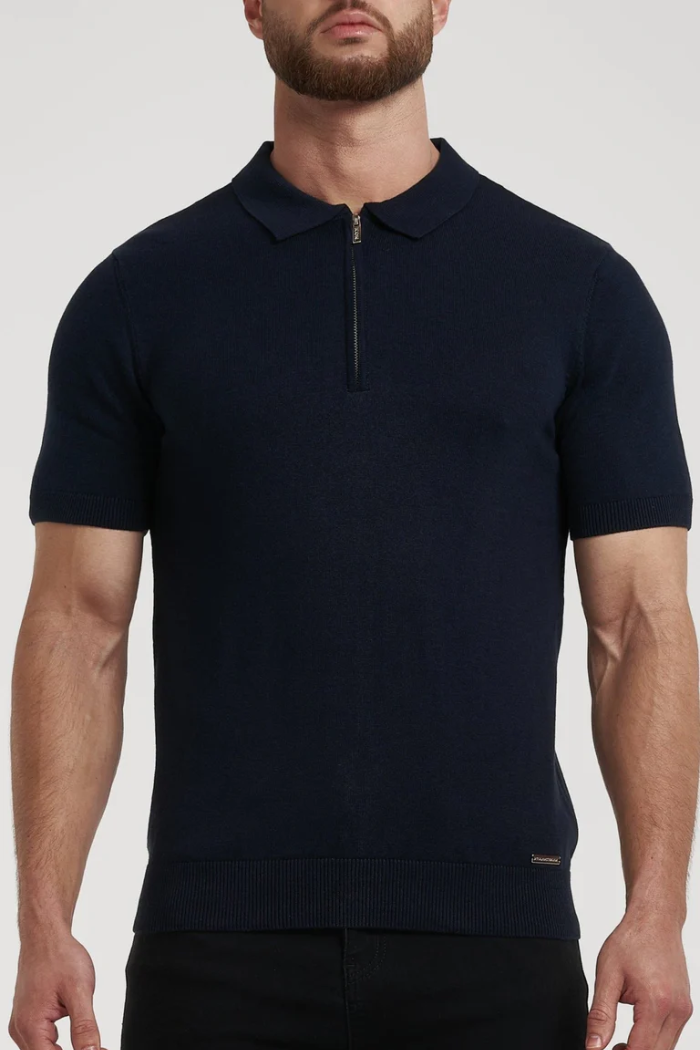 Camiseta Polo Pima Zíper Forth