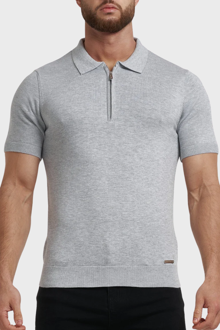 Camiseta Polo Pima Zíper Forth