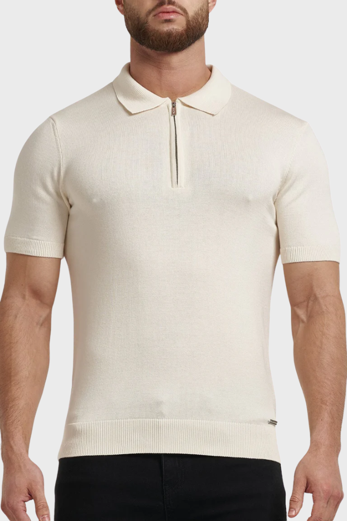Camiseta Polo Pima Zíper Forth