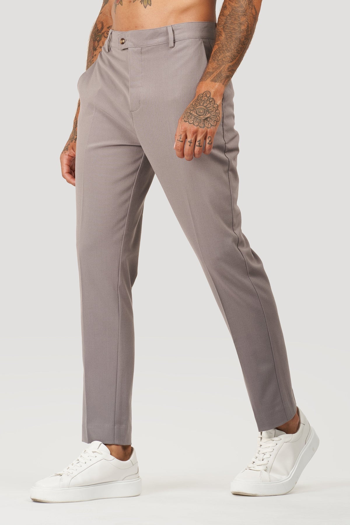 Calça Alfaiataria Masculina Milano Forth Cinza