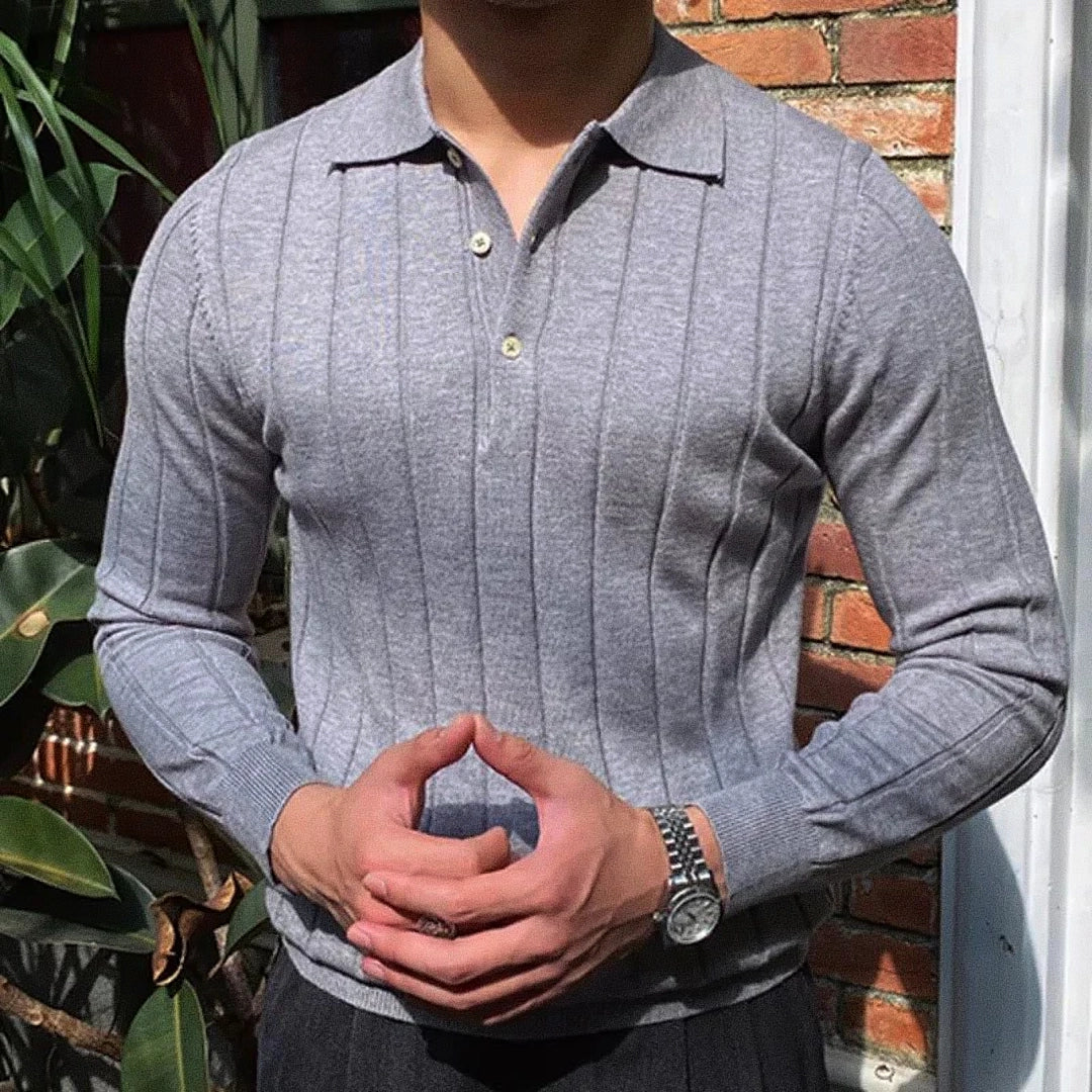 Camisa Polo de Manga Longa Forth
