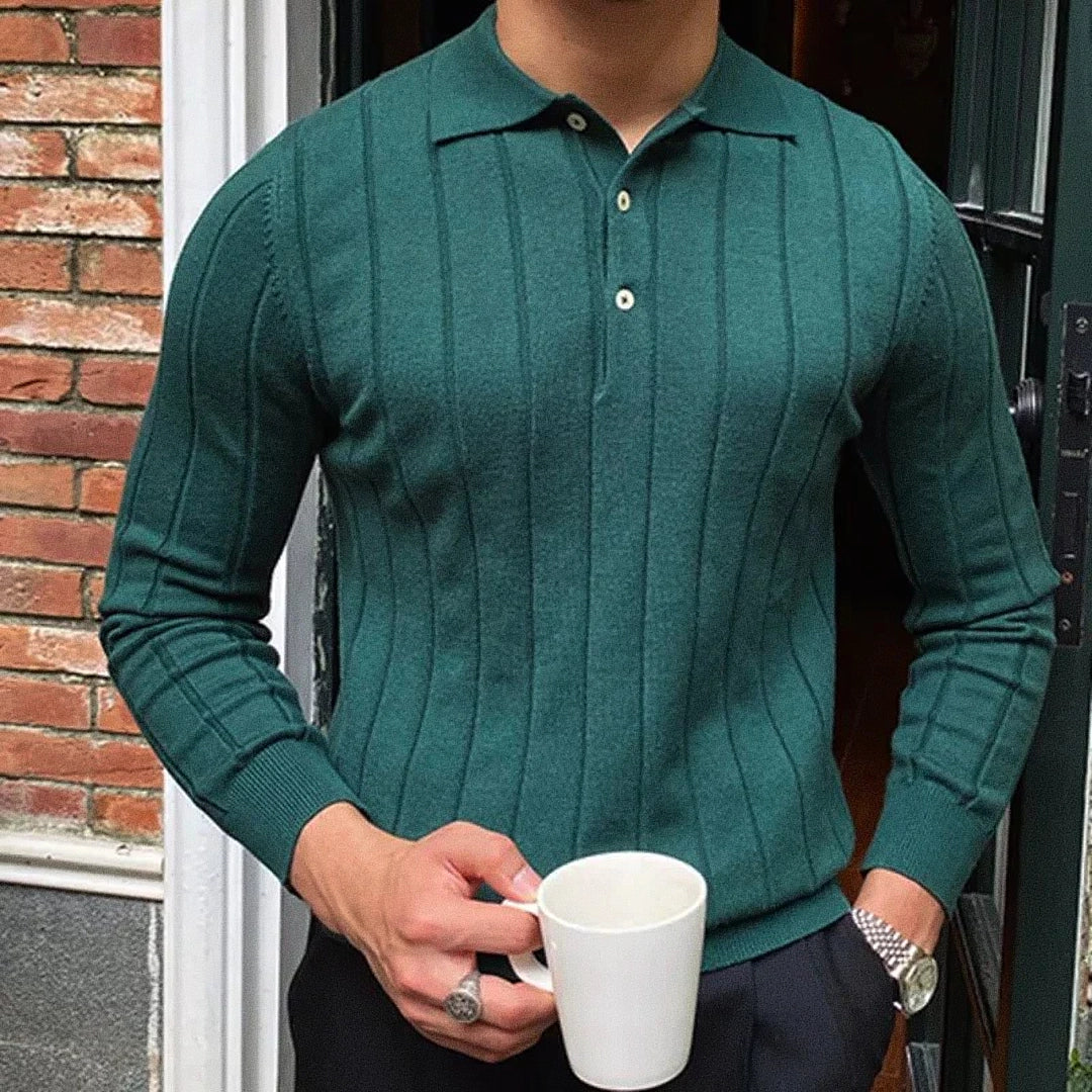Camisa Polo de Manga Longa Forth