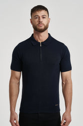 Camisa Polo Masculina Forth Azul Escuro