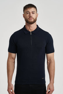 Camisa Polo Masculina Forth Azul Escuro