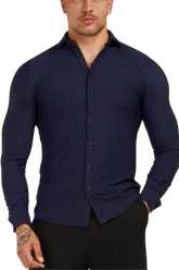 Camisa Social Malha Gelada Forth