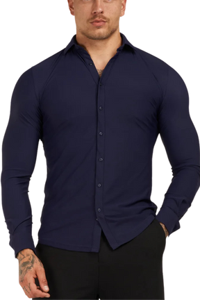 Camisa Social Malha Gelada Forth