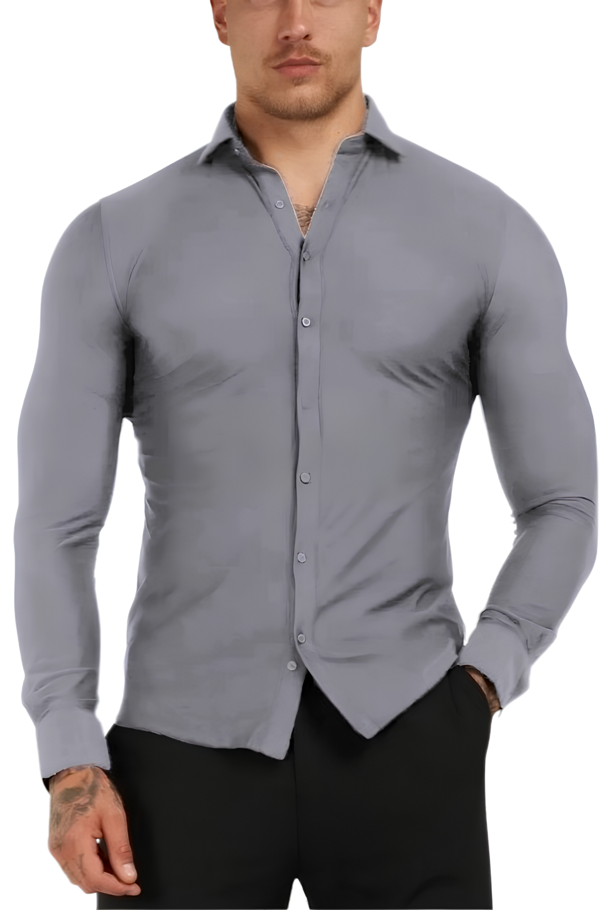 Camisa Social Malha Gelada Forth