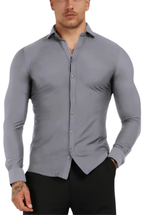Camisa Social Malha Gelada Forth