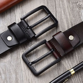 Cinturón de cuero auténtico Forth para hombre