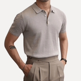 Camisa Polo Masculina Tricot Jean Forth