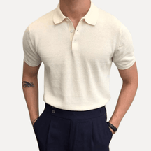 Camisa Polo Masculina Tricot Jean Forth