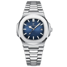 Relógio Masculino Poedagar Deluxe Prata | Pulseira de Couro