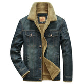 Jaqueta Jeans Masculina Forth Acolchoada