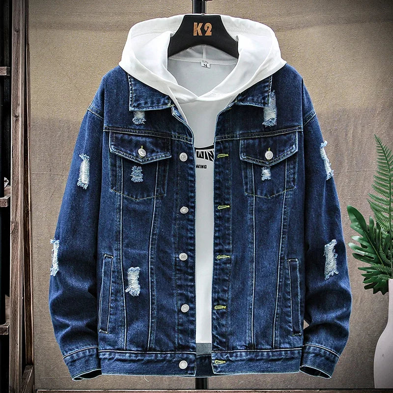 Jaqueta Jeans Masculina Forth StreetWear