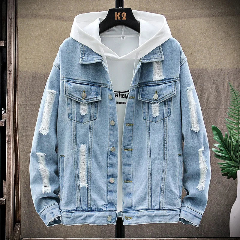 Jaqueta Jeans Masculina Forth StreetWear