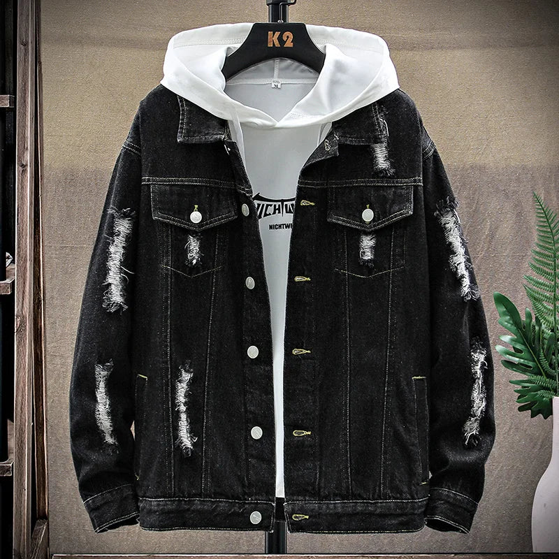 Jaqueta Jeans Masculina Forth StreetWear