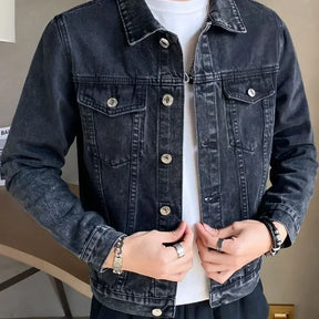 Jaqueta Jeans Masculina Forth com Botões