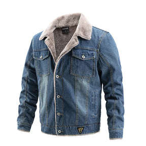 Chaqueta Jeans Masculina Forth com Interior Forrada