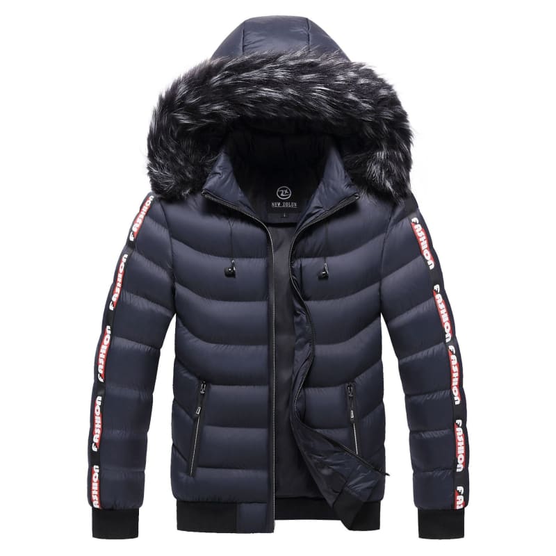 Jaqueta Puffer Masculina Capuz Forrado Forth